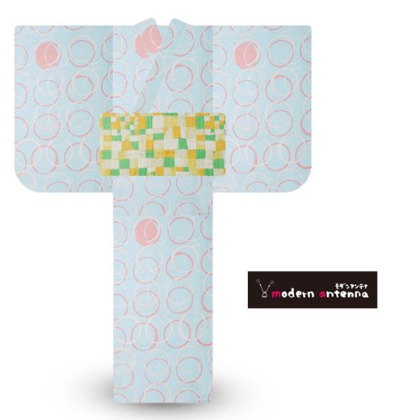 夏 modern antenna モダンアンテナ ブランド キッズ 子供 女児 浴衣 夏祭 100c...