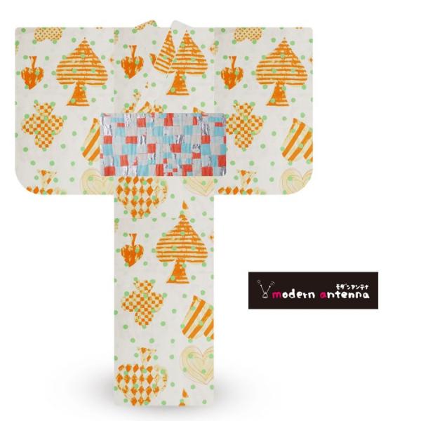 夏 modern antenna モダンアンテナ ブランド キッズ 女児 浴衣 花火 4サイズ スペ...