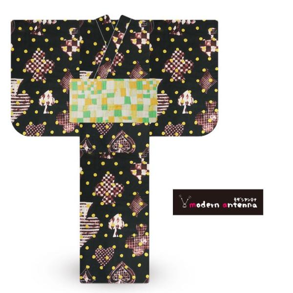 夏 modern antenna モダンアンテナ ブランド キッズ 女児 浴衣 花火 4サイズ スペ...