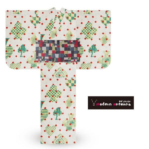 【在庫処分】modern antenna モダンアンテナ ブランド キッズ 子供 女児 浴衣 女児浴...