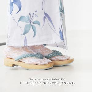 浴衣 夏の着物用 足袋 レースソックス 4色カ...の詳細画像1
