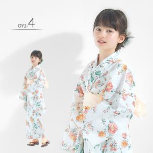 本格浴衣 変わり織り 子供 女の子 2点セット...の詳細画像4
