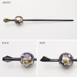 光沢が美しい 高級 玉かんざし 玉簪 簪 髪飾...の詳細画像1