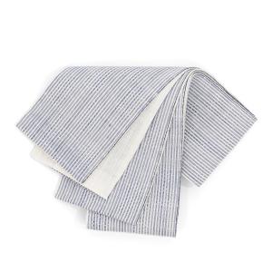 新品 半幅帯 本麻 青ボーダーの商品画像
