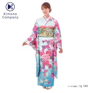 専用ページ裄66 振袖 正絹 華やかに上品なデザイン 着物U-4291 楽天市場】【中古】 振袖 リサイクル着物 正絹 袷 金銀彩加工