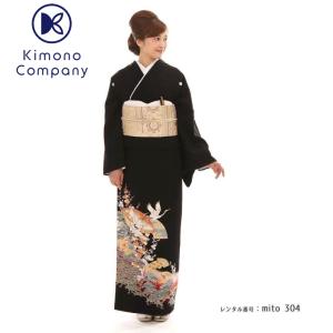 黒留袖レンタル 大きいサイズ 安い mito-304 40代 50代 60代 高級 正絹 結婚式 人気