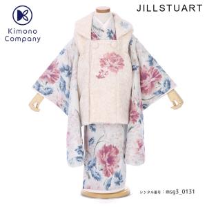 七五三コーデ画像有り「３歳女児着物フルセットレンタル」ジルスチュアート 被布 msg3-0131 85 90 95 100 人気
