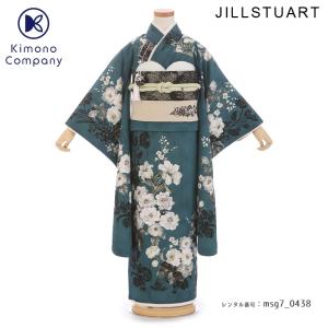 2024年新入荷 七五三コーデ画像有り 7歳女児着物フルセットレンタル グリーン ブルー ジルスチュアート msg7-0438 110 115 120 125 人気