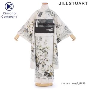 2024年新入荷 七五三コーデ画像有り 7歳女児着物フルセットレンタル ホワイト ジルスチュアート msg7-0439 110 115 120 125 人気