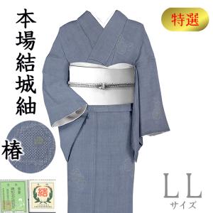 着物だいやす 456□大島紬□単衣 本場大島紬 色大島 幾何学文 濃藍色