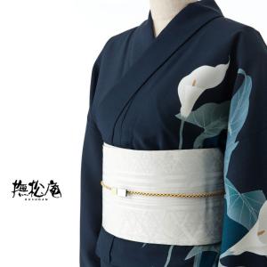 撫松庵 絵羽 カラー ネイビー セオアルファ ...の詳細画像1