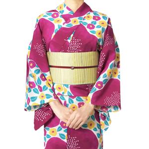 撫松庵 絵羽 カラー 白 セオアルファ 単衣 夏着物 浴衣 花 仕立て