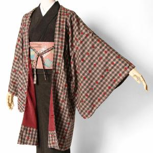平和屋着物∞羽織 総絞り 舞花文 暈し染め 正絹 逸品 未使用