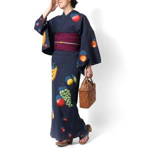 【未使用品】撫松庵 絵羽 カラー柄　単衣 夏着物 浴衣 仕立て上がり 単品 未使用品】撫松庵 絵羽 カラー柄 単衣 夏着物 浴衣 仕立て上がり 単品