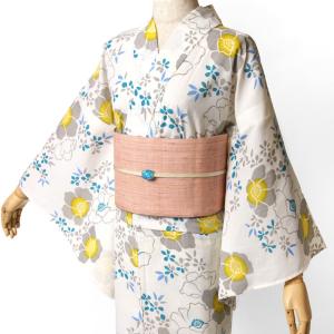 浴衣 和風館 セオアルファ 椿 レディース 花 ピンク 個性的 モダン