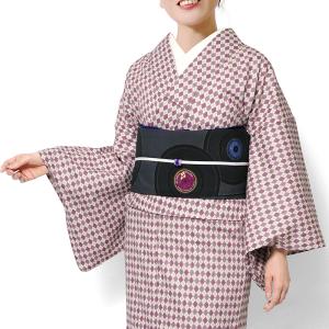 Prices down2）江戸小紋 正絹 小紋 反物「江戸小紋 行儀 小豆色」日本