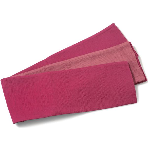 半幅帯 ピンク マゼンタピンク リバーシブル シワ加工 カジュアル  半巾帯 細帯