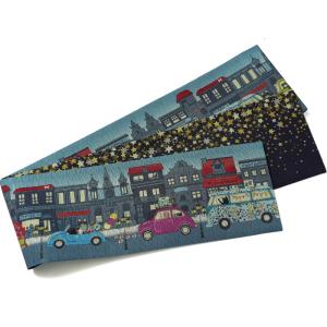 半幅帯 WAKKA 11月8日（いい歯の日） ワニ シマウマ クロコダイル 縞