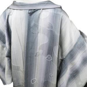 コート 塵除け ちりよけ 道行コート 着物 中古 ビロード 茶系色 身丈  