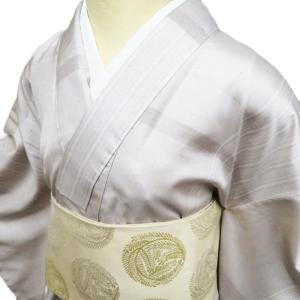 FINAL PRICE ／ 特選 お召し 御召 着物 中古 紋付 作家物 落款 地模様