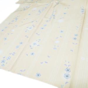 夏物 小紋 着物 中古 正絹 絽 カジュアル ...の詳細画像3