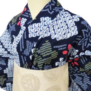 浴衣 夏物 夏着物 着物 中古 木綿 カジュア...の詳細画像1