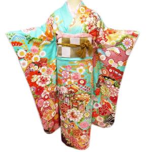 ☆きもの北條☆ 桐屋 翠山工房 徳永憲峯 振袖 正絹 辻が花 絞り 金通し