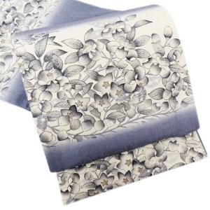 袋帯 中古 リサイクル 正絹 フォーマル 仕立て上がり 六通 輪奈織 花鳥  