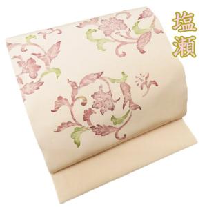 名古屋帯 なごや帯 中古 リサイクル 正絹 カジュアル 仕立て上がり 全  