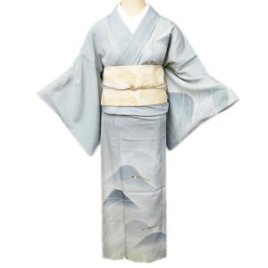 訪問着 着物 中古 正絹 単衣 フォーマル 絞り染め 花の図 淡紅藤色 多色 身丈162cm 裄68cm M きもの北條 A987-12 訪問着 着物 中古 正絹 単衣 フォーマル 絞り染め 花の図 淡紅藤色 多