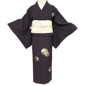 袋帯 西陣 ひなや 刺繍 金糸 華文 花喰い鳥 立体感ある柄行 セミ