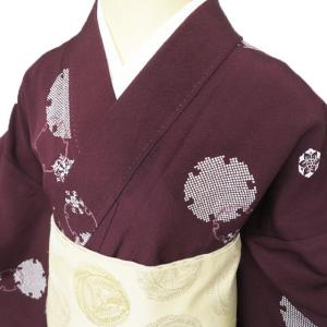小紋 着物 中古 正絹 単衣 カジュアル 縞模様 茶系色 多色 身丈156cm 裄64.5cm M きもの北條 A1347-13 楽天市場】【中古】 小紋 リサイクル着物 身丈156cm 裄丈63cm 正絹 M