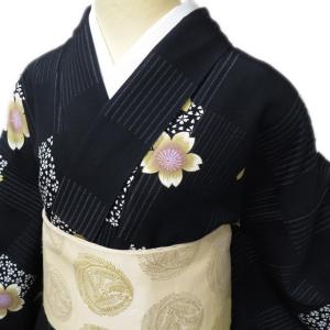 ♦︎きもの結♦︎本場琉球　読谷山花織　紬地　正絹♦︎sa018 ♦︎きもの結♦︎本場琉球読谷山花織紬地正絹♦︎sa018