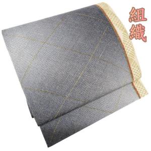 袋帯 中古 リサイクル 正絹 カジュアル 仕立て上がり 全通 鮫模様 花の