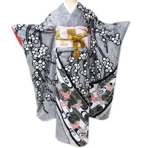 袋帯 振袖用 中古 リサイクル 正絹 フォーマル 仕立て上がり 六通 花