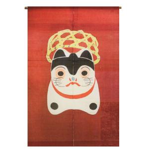 送料無料】タペストリー 鯉のぼり 本型染 麻100％ 20×110cm 本麻