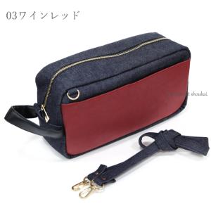 バッグ メンズ 小さめ ショルダー デニム セ...の詳細画像3