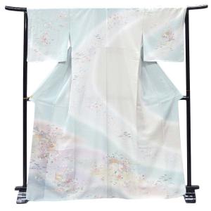 平和屋着物●訪問着　紅型　遠山風景文　正絹　逸品　AABG3467ph 平和屋着物○訪問着 紅型 遠山風景文 正絹 逸品 AABG3467phの通販はau