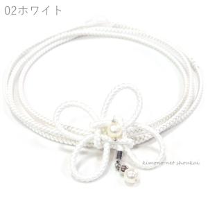 浴衣 帯飾り 飾り紐 花 パール付き レディー...の詳細画像2