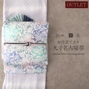 SOUBIEN（創美苑） 【未仕立て】 名古屋帯 近賢織物 白 アイボリー