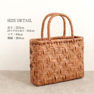 山葡萄 かごバッグ 山葡萄かごバッグ 巾着 連...の詳細画像5