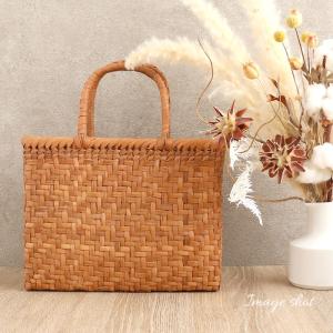 山葡萄 かごバッグ 山葡萄かごバッグ 巾着 網...の詳細画像3