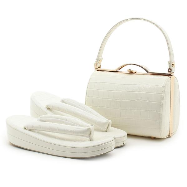 【アウトレット】振袖 草履 バッグ セット 成人式 草履バッグセット 白 ホワイト 振袖用 振り袖 ...