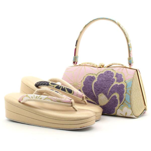 【アウトレット】振袖 草履 バッグ セット 成人式 草履バッグセット 振袖用 振り袖 フリー パープ...