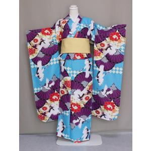 振袖 総絞り振袖・藤娘きぬたやの逸品 未仕立品 おどろきの価格 在庫