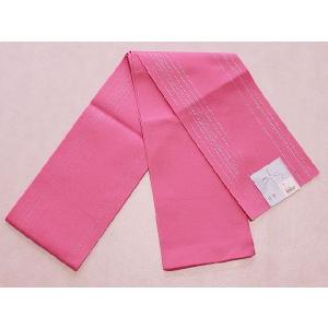 半巾帯 格安＜さくら＞の両面使用できる浴衣帯　半幅帯　リバーシブルの帯　ピンク色の浴衣帯 Y9676-11｜kimono-kurihara