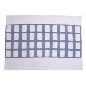 男物額裏(羽織の裏地)板締め絞り 紺グレー