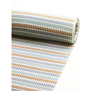 正絹男襦袢 『伊達小紋』 瓢箪柄そろばん並べ 青ミックス色｜kimono-kyoto