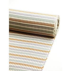 正絹男襦袢 『伊達小紋』 瓢箪柄そろばん並べ 茶色｜kimono-kyoto