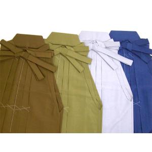 軽量 男物袴 色無地馬乗仕立 紬 10色より 洗える オーダー寸法｜kimono-kyoto